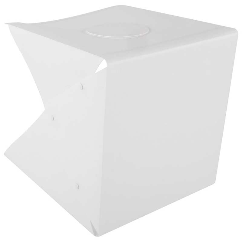 Softbox de fotografía, caja de luz suave de 40cm para joyas para grabación, productos