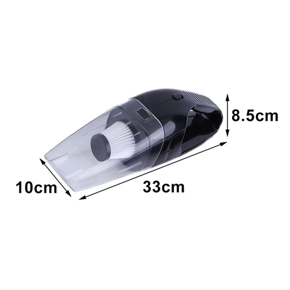 Portable Car Vacuum Cleaner 12V 120W Dirt Dust Cleaner Collector Auto Car Mini Handheld Cleaning Appliances Low Noise