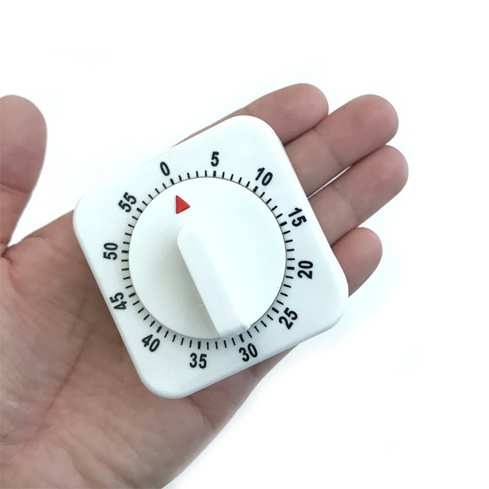 Draagbare 60 Minuten Kookwekker Handmatige Count Down Alarm Herinnering Klok Keuken Mechanische Koken Timer Thuis Bakken Gereedschap