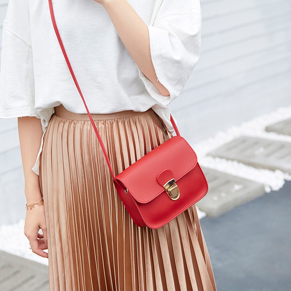 Frauen Handtasche Neue Pu Leder Frauen Tasche Kontrast Dame Tote Schulter Bote Tasche Umhängetasche