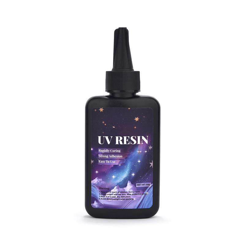 250g UV Resin Glue Bonding & Welding UV Glue Kit With Lamp Quick-Drying Resin Glue For Bonding Glass Metal Wood DIY Crafts Decor: WHITE