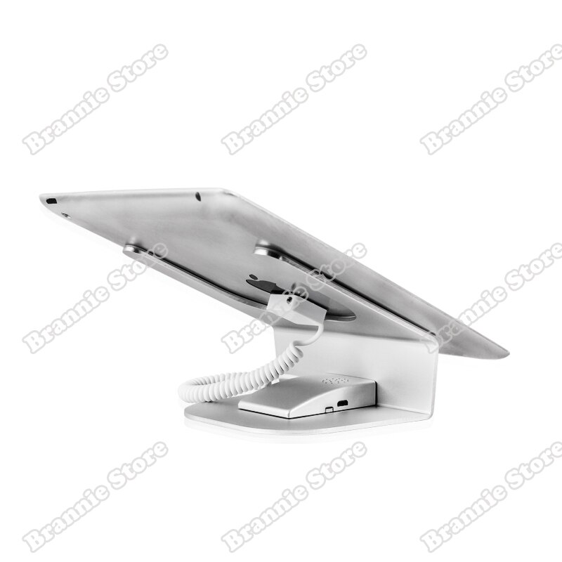 retail standalone tablet PC security display solution stand holder anti-theft burglar exhibition with alarm and charge function