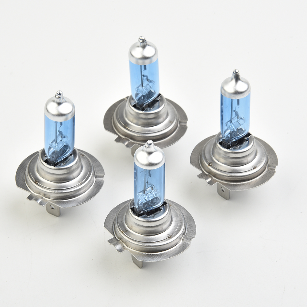 4 stücke h7 100w 4500k super helle weiße Halogenlampe 12v Autos chein werfer birne h7 Halogenlampe Autos chein werfer Ersatz birne
