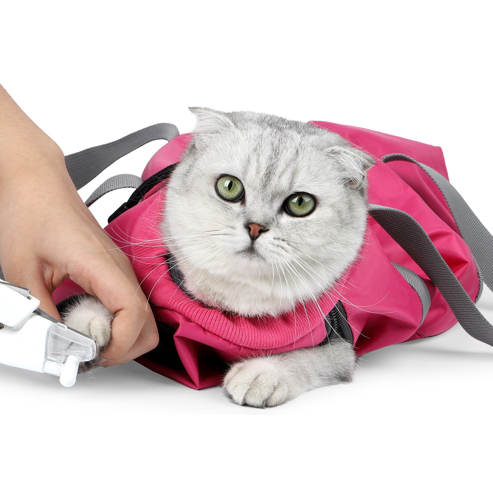 Mutilfunctional Pet Cat Carrier Cat Restraint Bag Cat Bath Clean Bag No Scratching Bite Restraint Cat Supplies Nail Cutting