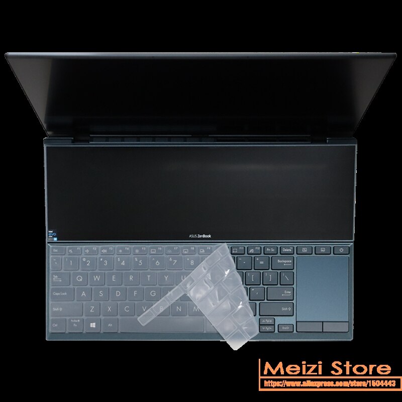 laptop Keyboard skin Protector Cover For ASUS ZenBook Duo UX482 UX482EA UX482EG UX482E UX 482 EA EG FL FN 14 inch UX4100E: Clear