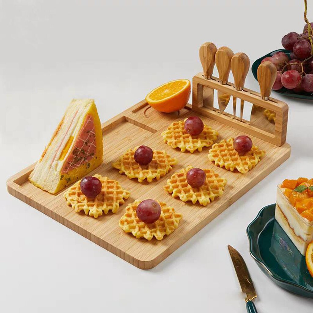 Cheese Board Set Charcuterie Serving Meat for Housewarming Kitchen Accs