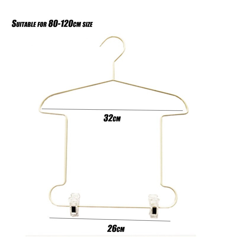 One-piece Clothing Collocation Hangers Adult or Child size Clothing Display hanger for Household clothing store Go viral influen: S child apricot / 2 pcs