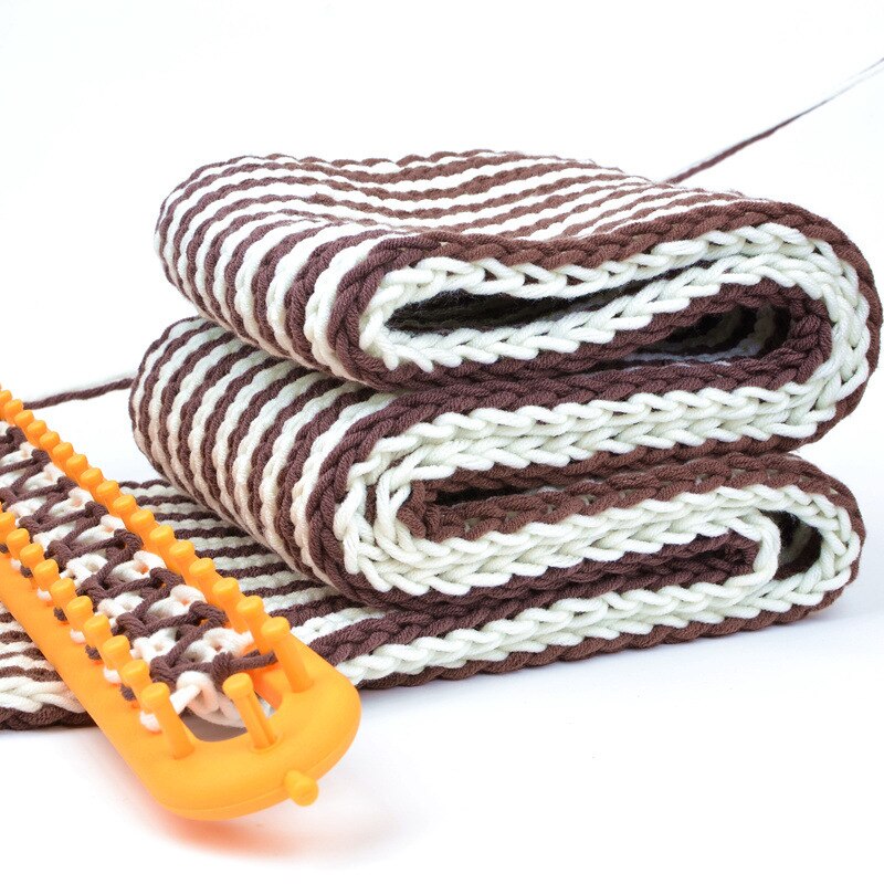Rectangle Round DIY Knitting Loom Scarf Sweater Hat Shawl Stitching Knit Handmade Craft Weaving Braiding Tool