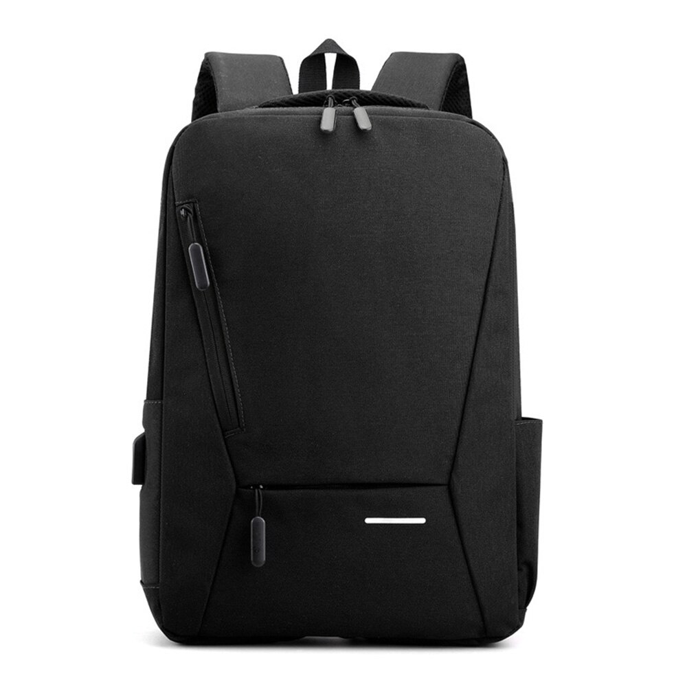 IKE MARTI – sac à dos ultraléger pour homme et femme, accessoire mince pour le travail au bureau, 15.6 pouces: black