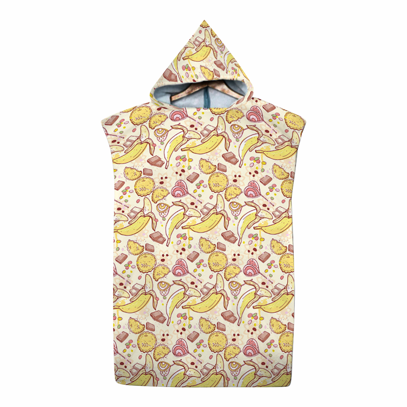 Poncho de microfibra con dibujos animados para adultos, de secado rápido Toalla de baño, bata con capucha para Fitness, gimnasio y playa: 10