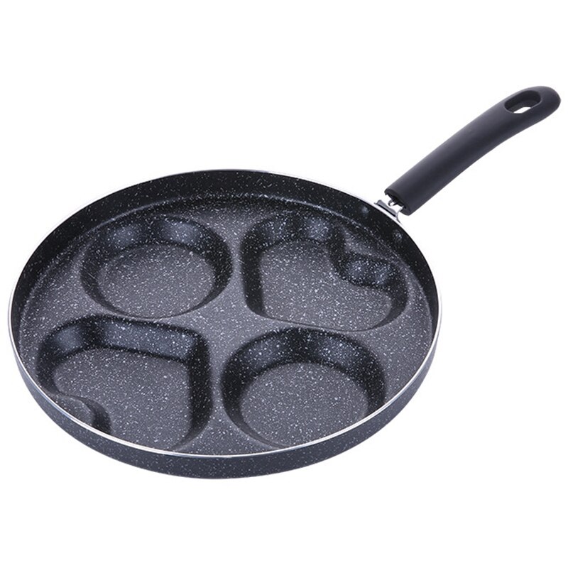 Herz-geformt nicht-Stock Bratpfanne vier-See Für Eier Schinken Pfanne Kuchen Hersteller Keine Öl-rauch Frühstück Grill Pfanne Kochen Topf Multifunkti: Ursprünglich Titel