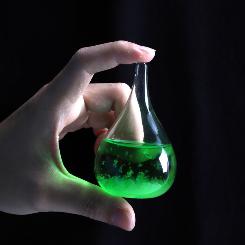 Stylish Desktop Weather Forecast Water Glass Bottle Barometer Bottles Weather StationWeather Station,. ef