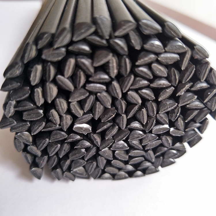 30 st pp elektrod svart plast triangel elektrod pp svetselektrod - produkt