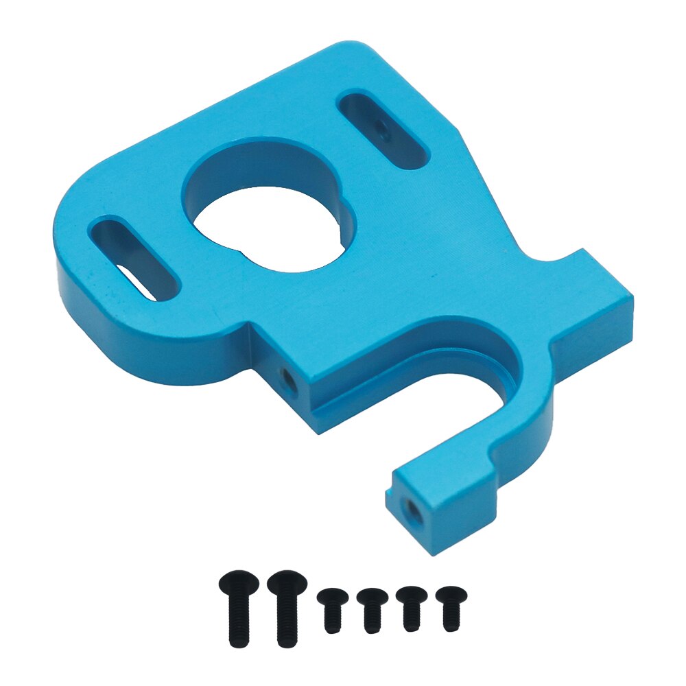 Legering Gefreesd Verstelbare Motor Mount Voor Rc Hobby Model Auto 1-14 Wltoys 144001 Buggy Optie Onderdelen Hop-ups Deel