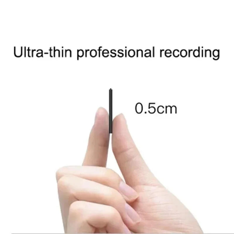 Kleinste professionele voicerecorder Super Mini MP3-speler Geluid Digtal Draagbaar Spraakgestuurde opname Ruisonderdrukking Espia