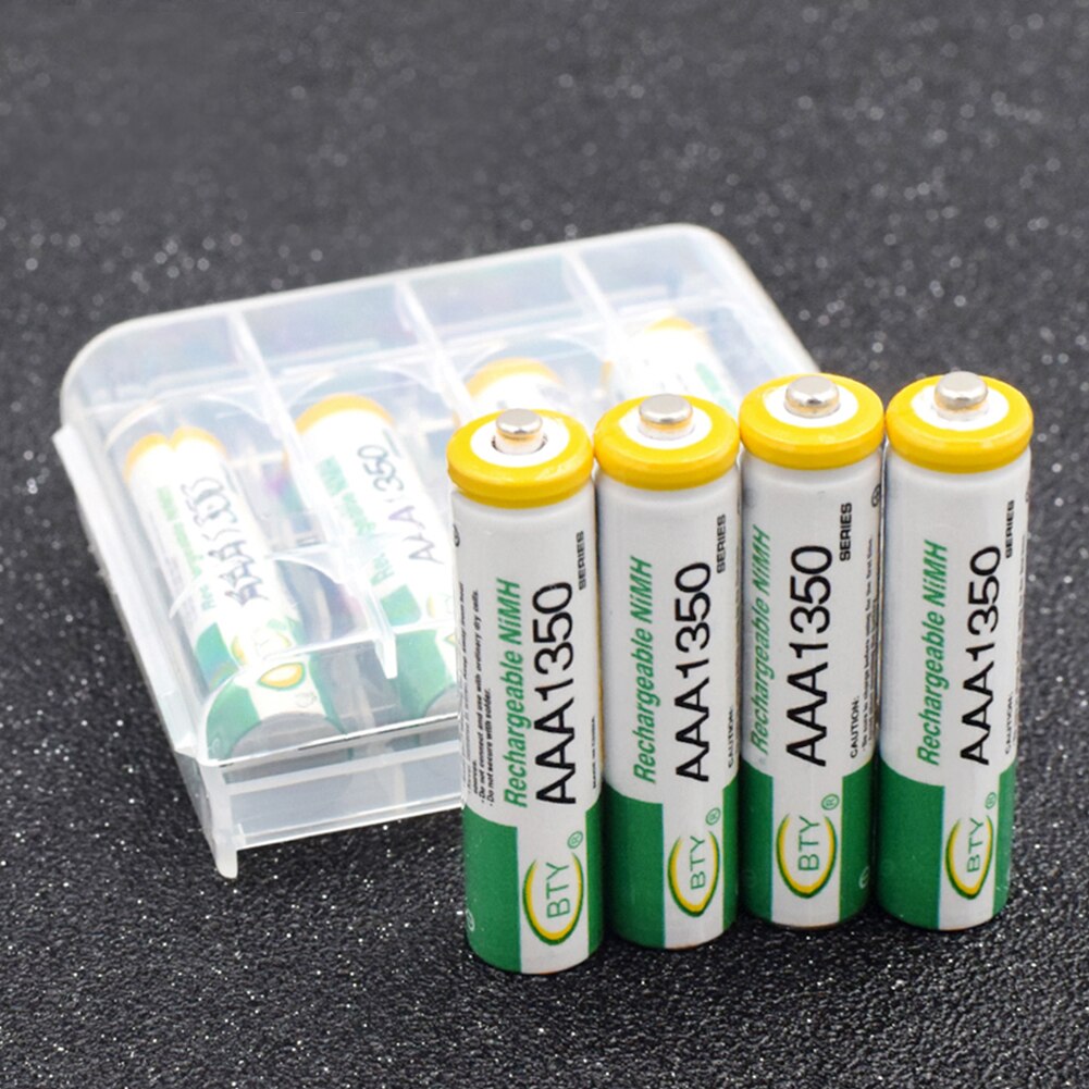 Rechargeable AAA 1350mAh Ni-MH Batteries AAA HR3 AM4 1350mAh Ni-MH Rechargeable Battery No Memory Effect Cell For Camera Mouse: 8PCS