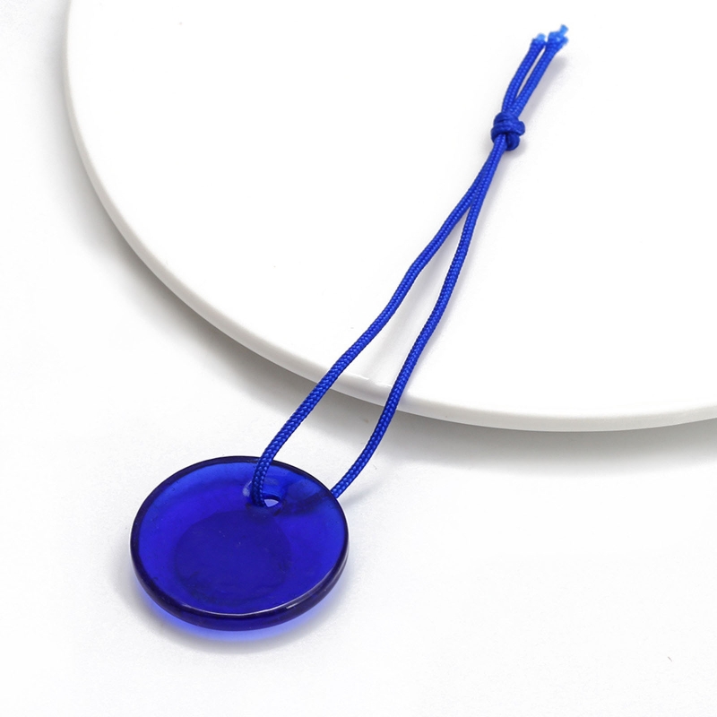 Porte-bonheur turc grec mauvais œil bleu pendentif lampe bleue, verre maison amulette pendentif oeil bijoux accessoires