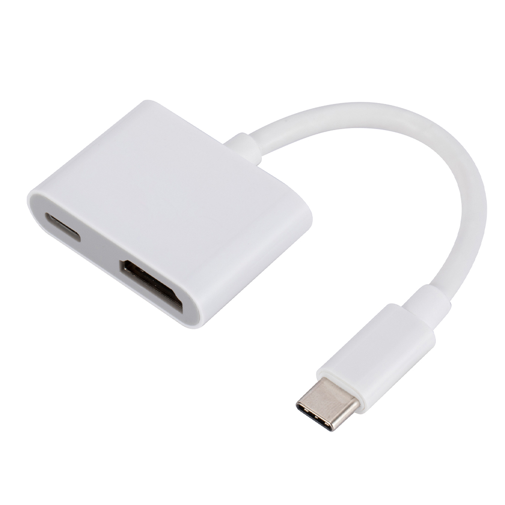 Adapter USB C do HDMI kompatybilny z wieloportowym cyfrowym konwerterem AV 100 W PD 4K do iPhone'a 15 Pro/Max MacBook Pro iPad Pro/Air