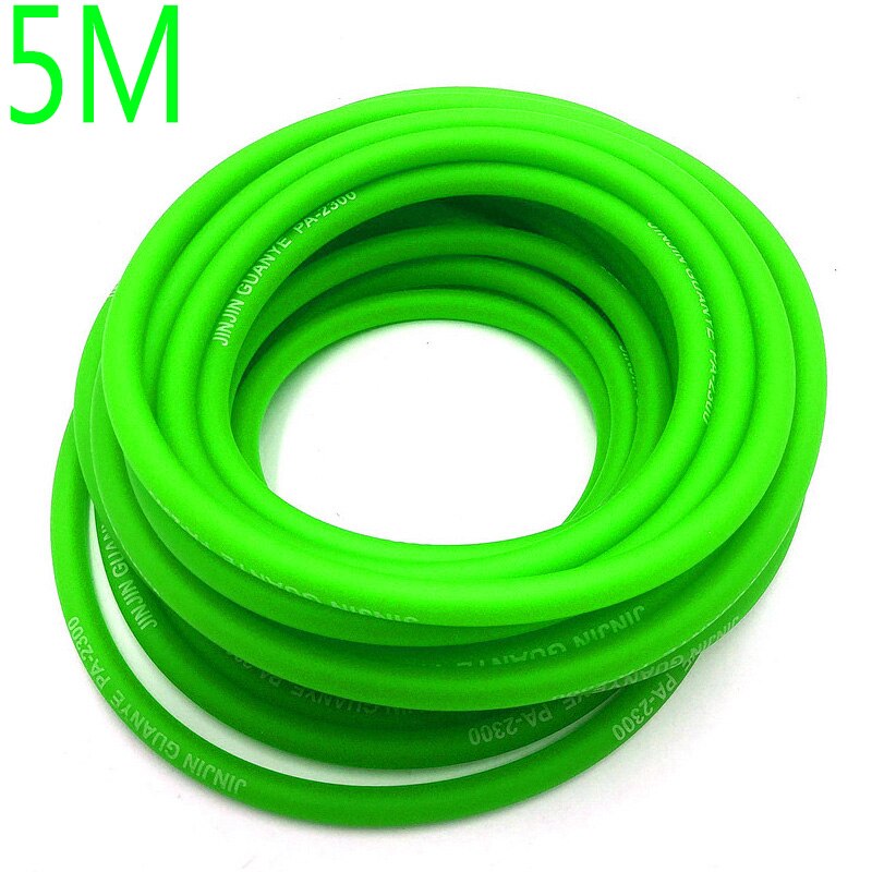 Tubes pour huile de carburant, 3 mètres, 5M, 10M, jaune, vert, rouge, bleu, pour moto, dirt bike, pit bike, ATV, monkey bike, motocross, scooter: 5M GREEN