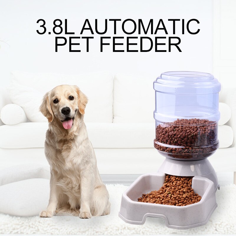 3.8L Huisdier Automatische Feeder Hond Kat Drinken Kom Voor Hond Drinkwater Kat Voeden Grote Capaciteit Dispenser Huisdier Kat Hond