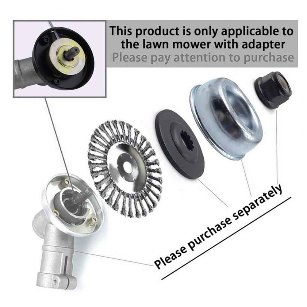 SALES! Steel Wire Wheel Install Easily Multi-purpose Stainless Steel Steel Wire Wheel for Sthil Honda