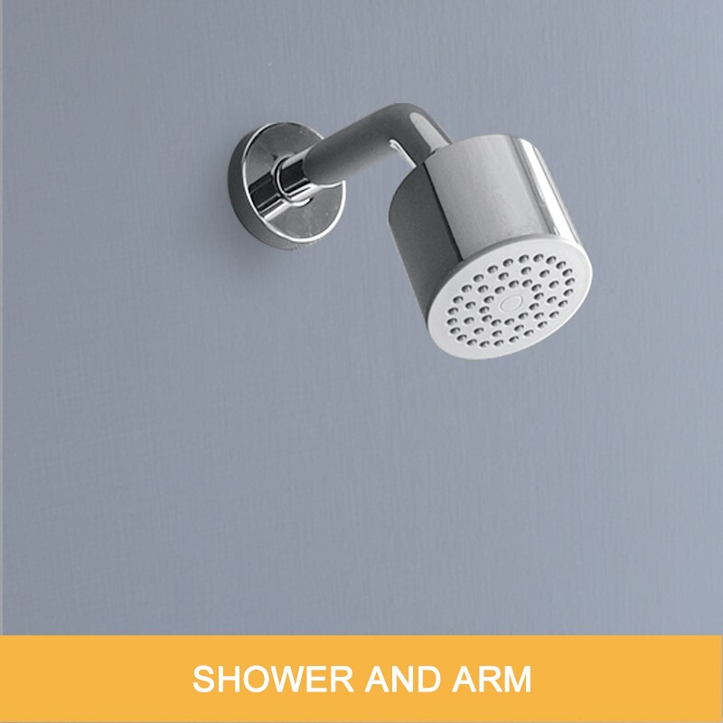 Bad Douche Set Draaien Ronde Douchekop Top Spray Badkamer Wall Mount