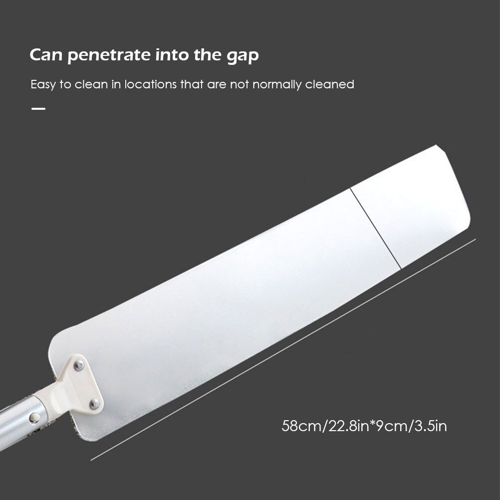 Extendable Cleaning Swiffer Dusters Telescopic Dust Removal Cleaner Furniture Gap Bottom Window Sweeping Magic Microfiber Duster