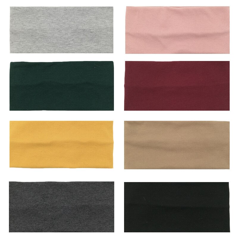 Banda cruzada para el pelo para yoga, banda elástica para el pelo con vendas, diadema deportiva suave para ejercicio, Bola de lazo giratorio, banda para el pelo para y yoga: Color random