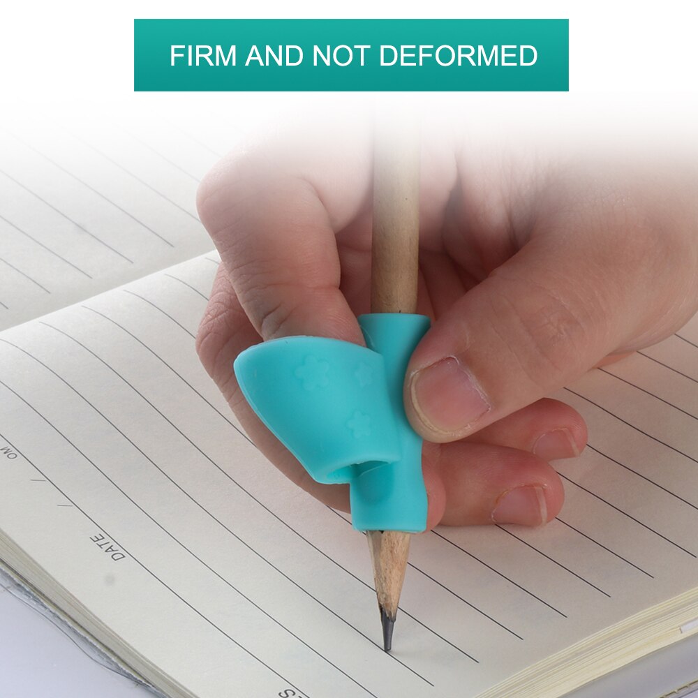 Pencil Grasps Orthodontic Siliconehold Pen Device Child Student Corrected Pencil Grasp Pen Pencil Grip Loops