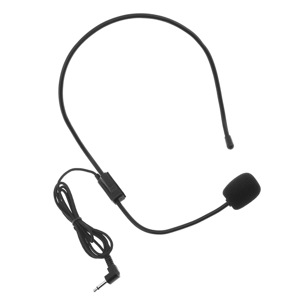 Universal Portable 3.5mm Jack Threaded Headset Omnidirectional Microphones Fit for Teachers/Guides/Presentations/Electronics