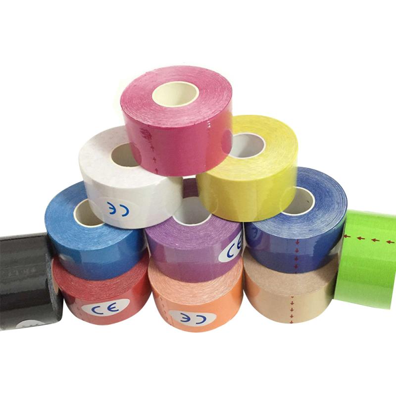5M * 5Cm Kinesiologie Tape Atletische Spier Ondersteuning Sport Physio Therapeutische Tape Elastische Sport Bandage Spier