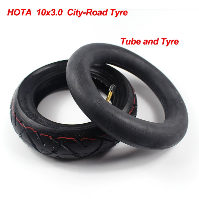 255x80 Tire Camera Outer Tyre Off Road for Electric Scooter Zero 10x Dualtron KuGoo M4 Upgrade 10 Inch 10x3.0 80/65-6 10x2.50: A tube and tyre