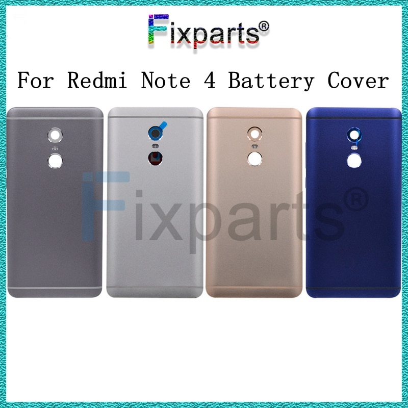 Redmi Opmerking 4 batterij cover Onderdelen Back Battery Cover Deur Behuizing Voor Xiaomi Redmi Opmerking 4 Vervangende Onderdelen
