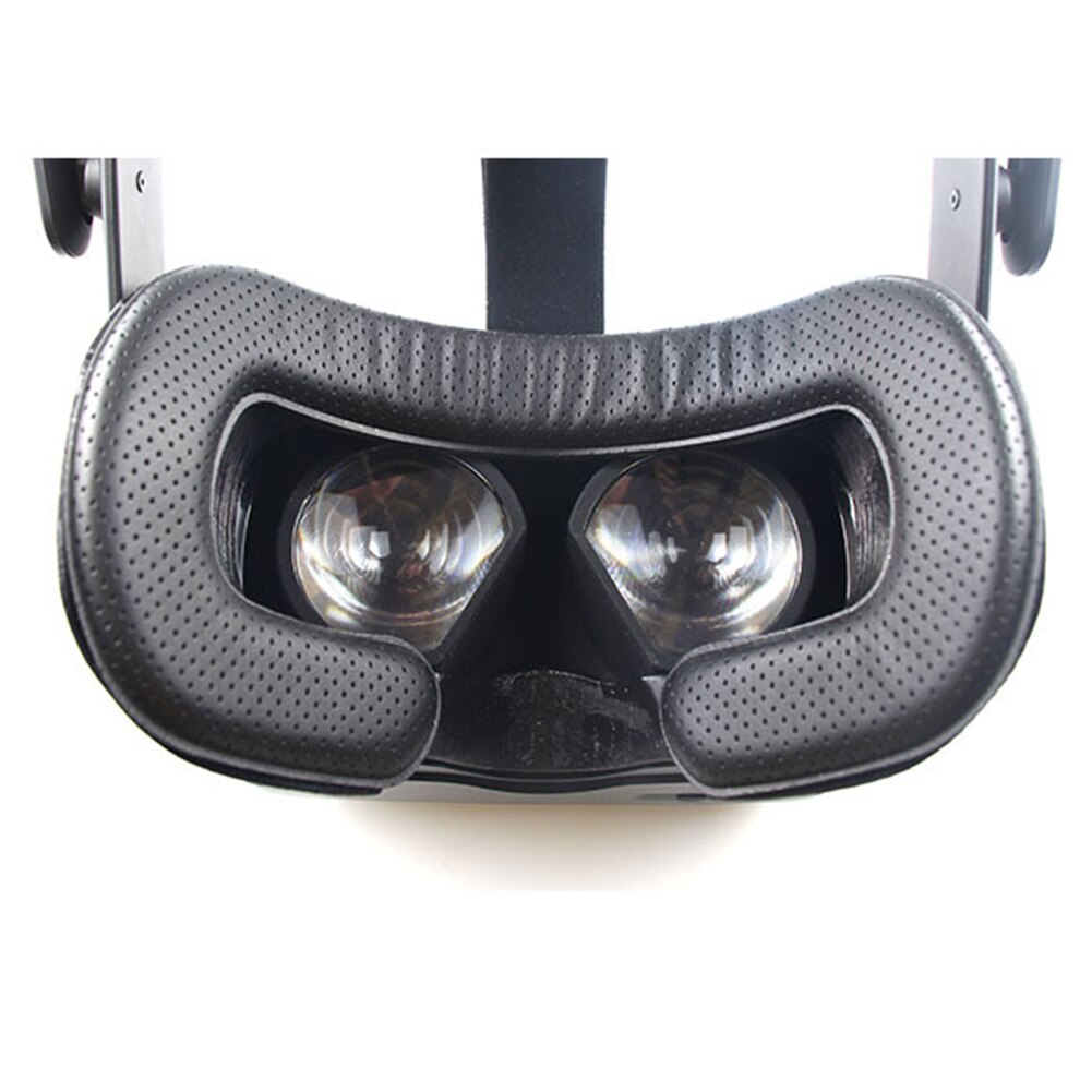 Svampmatta 3d tryck svart öga ergonomisk bekväm lätt ersättning magisk klistermärke vr headset för ventilindex