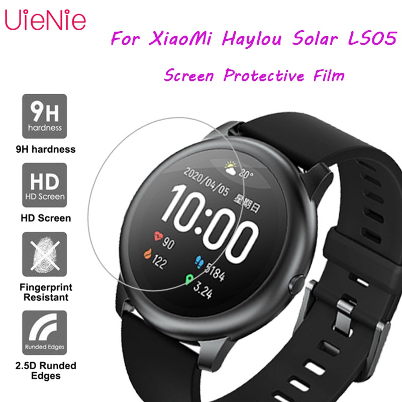 Anti repor hd härdat glas för xiaomi haylou solar  ls05 klocka skyddsfilm smartwatch skärm explosionssäkert skydd