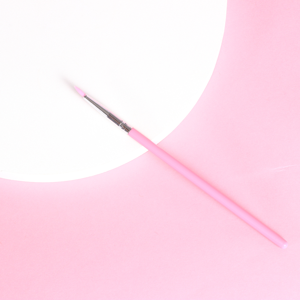 Brosse de lifting des cils en silicone ultra mince, outil coloré, nouvelle solution,: Ivoire