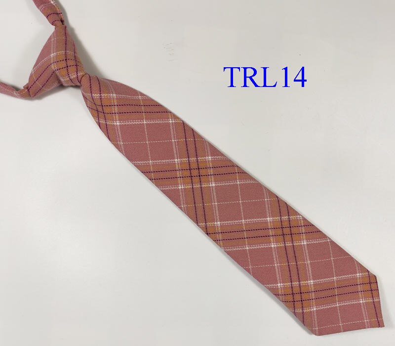 Dreng plaid elastik justerbare slips skole bryllup slips børn studerende gravatas 33cm længde 7cm bredde: Trl 14