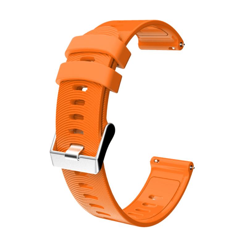 Vervanging Watch Band Sport Siliconen Armband Strap Band Voor Garmin Vivoactive 3 / Forerunner 245 Smart Horlogeband Accessoires: orange