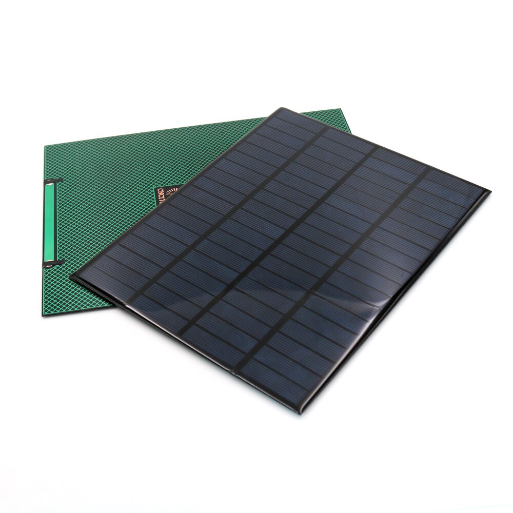18V 5W Zonnepaneel Mini Zonnecellen Diy Voor Licht Mobiele Telefoon 12V Batterij Speelgoed Opladers Draagbare Studie