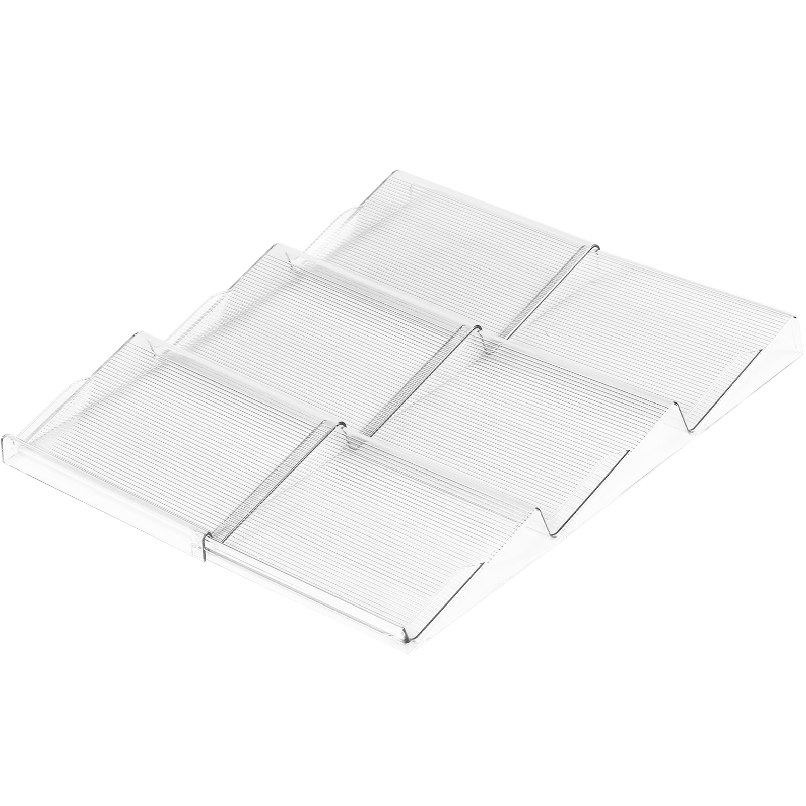 3 Tiles Telescopic Spice Drawer Rack Large-Capacity Acrylic Storage Tray Kitchen Versatile Drawer Organizer for Reasoning Jar: Default Title