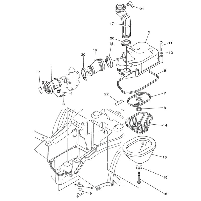 Motorcykel insug luftfilter renare element passar yamaha atv quad grizzly raptor breeze blaster yfm 125 yfm 125r yfs 200 yfm 250r