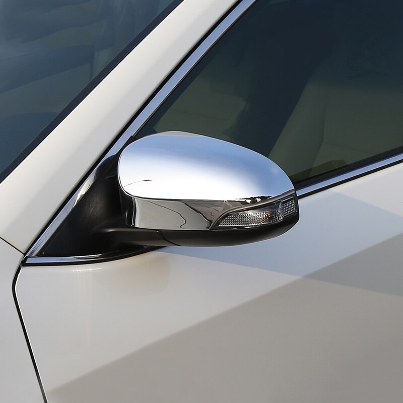 Voor Toyota C-HR Chr Abs Chrome/Carbon Decoratie Achteruitrijcamera Achteruitkijkspiegel Side Glas Spiegel Cover trim Frame 2 Stuks