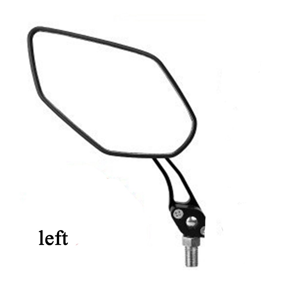 Sykkel speil sykkel bakstyre speil sykling bakfra mtb sykkel silikon håndtak bak justerbar venstre høyre speil: B -1