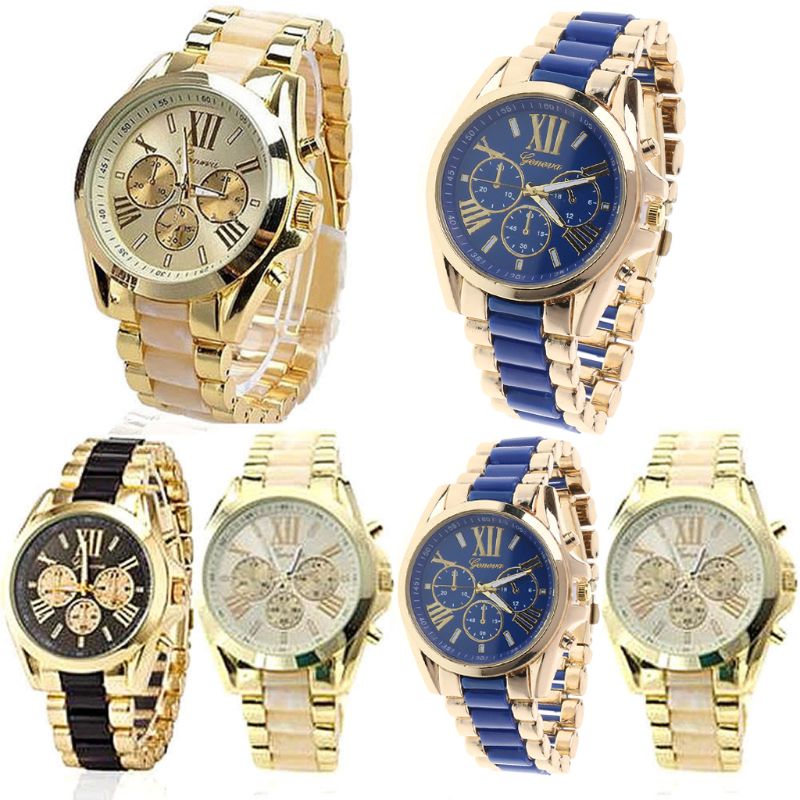 Relogio Masculino Top Luxe Mannen Quartz Horloge Heren Horloges Zakelijke Goud Roestvrij Stalen Horloge