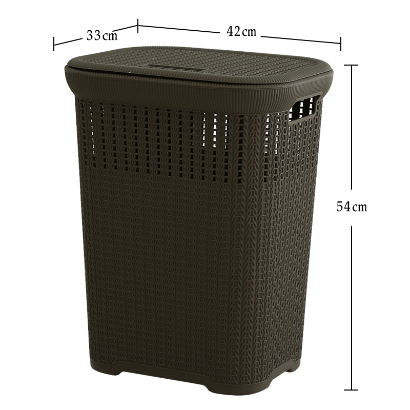 Extra large hamper plastic laundry basket laundry bucket dirty clothes tweezers rattan household bathroom dirty clothes storage