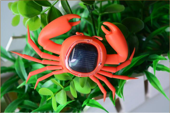 1pcs Learning Educational Solar Powered Mini Running Crab / Solar Power Lobster for Children Teaching Gadget