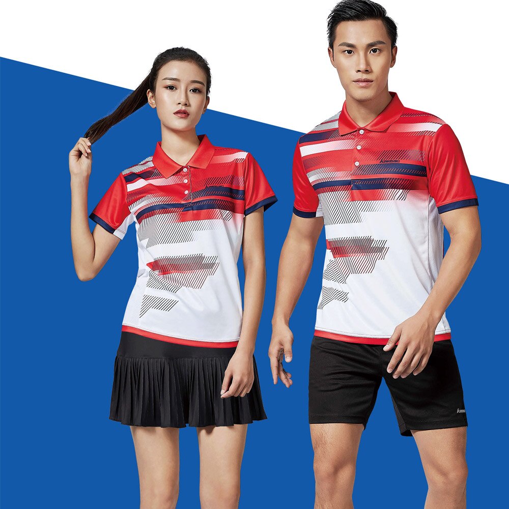 Kawasaki merke herre t-skjorter korte ermer hurtigtørkende 100%  polyester tennis t-skjorte sportsklær st -r1201