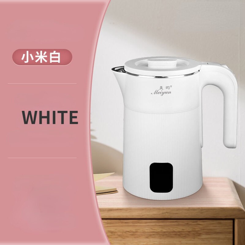 Waterkoker Huishoudelijke Snelle Waterkoker Automatische Power-Off Isolatie 1.8L Grote Capaciteit Roestvrijstalen Ketel Te Kook Water: WHITE / VS