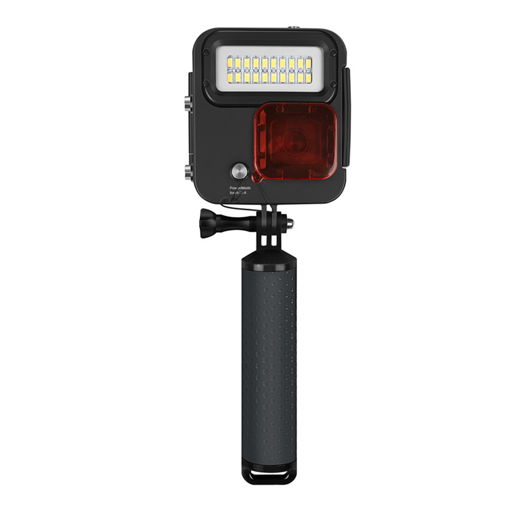 Handheld Duiken Drijvende Stok Selfie Stok Camera Waterdicht Duiken LED Video Licht Invullen Set Hoge
