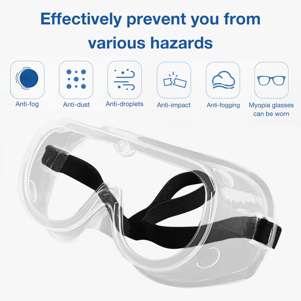 Protective Anti-fog Glasses Goggles Glasses disposable face masks Oil-Resistant Protector Disposable Coverall Workwear Clothing